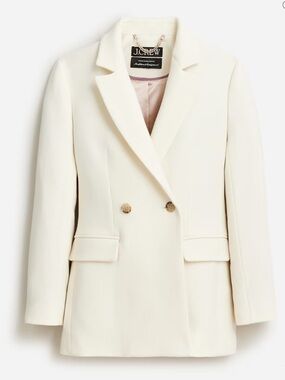 J. Crew evening, blazer jacket in Italian double cloth wool.